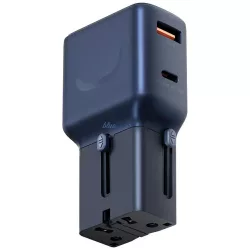   Wall charger Energea TravelGo Adapter 35 USB-A/USB-C 35W blue
