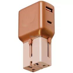   Wall charger Energea TravelGo Adapter 35 USB-A/USB-C 35W orange