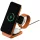 Wireless charger Energea MagTrio 2 3-in-1 Qi2 25W foldable orange
