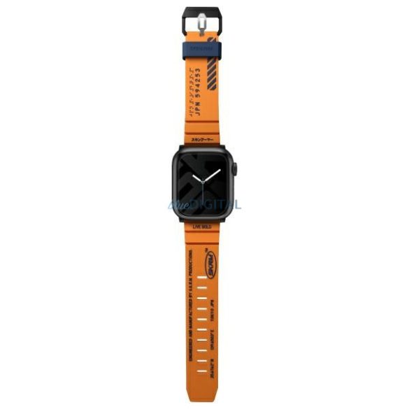 Skinarma Shokku csereszíj Apple Watch 42/44/45mm - narancssárga