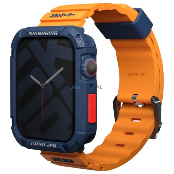 Skinarma Shokku csereszíj Apple Watch 42/44/45mm - narancssárga