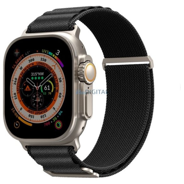 Skinarma Spunk szíj Apple Watch 44 / 45 / 49 mm - fekete
