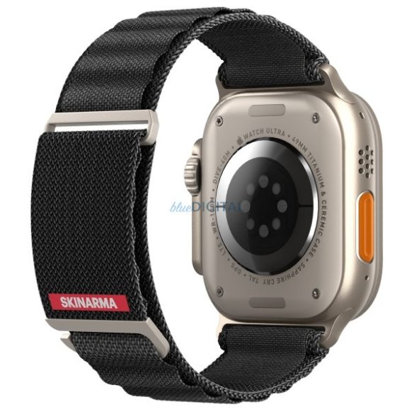 Skinarma Spunk szíj Apple Watch 44 / 45 / 49 mm - fekete