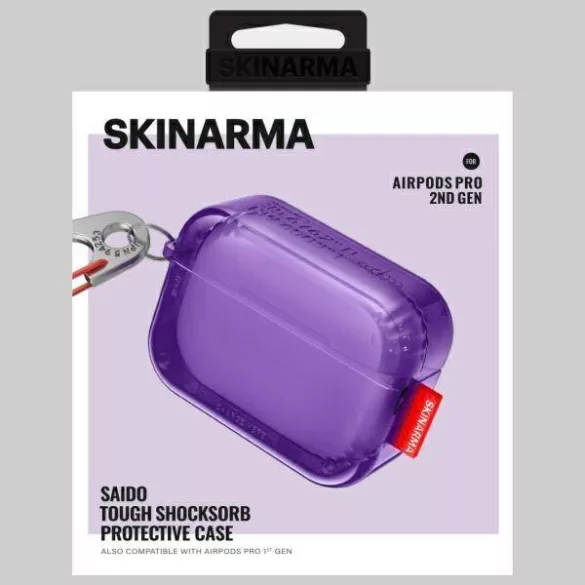 Skinarma Saido tok AirPods Pro 2 - lila