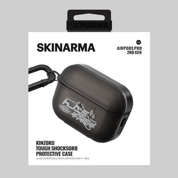 Skinarma Kinzoku tok AirPods Pro 2 - füstszürke