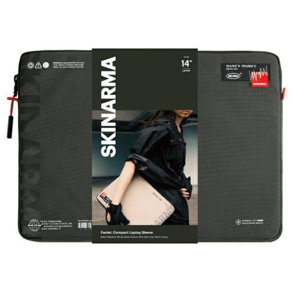 Skinarma Fardel laptoptáska 14" olívazöld