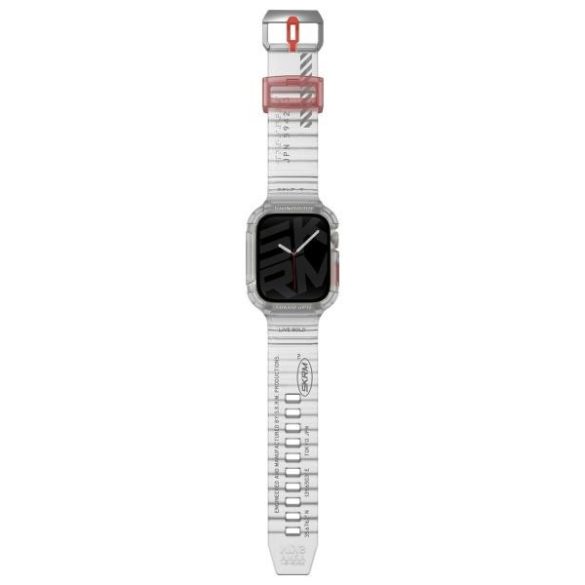 Skinarma Saido tok szíjjal Apple Watch 4/5/6/7/8/9/SE/SE2 (44/45mm) - átlátszó