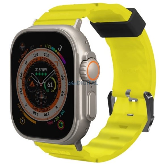 Skinarma Shokku csereszíj Apple Watch 44/45/49mm - élénk sárga