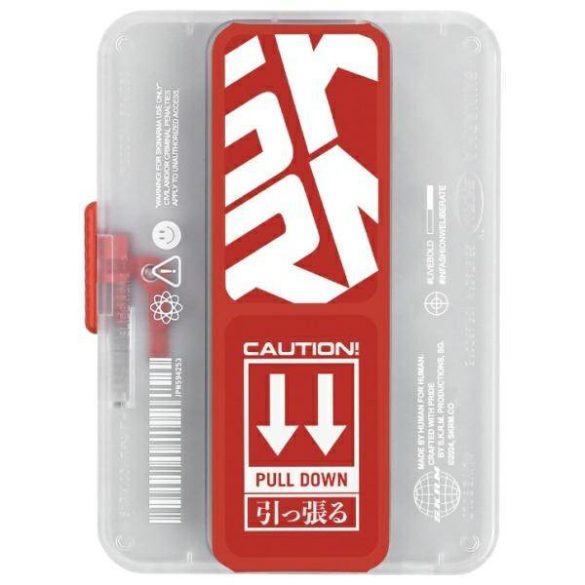 Skinarma Mirage Phaze mágneses kártyatartó kitámasztóval - piros