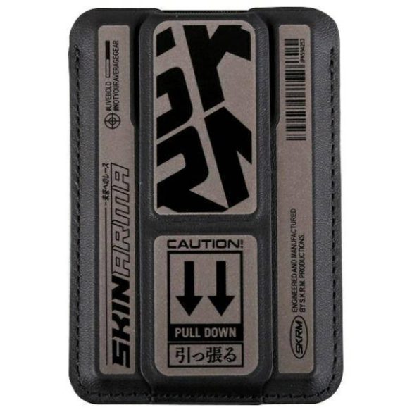 Skinarma Kado Kira Kobai mágneses kártyatartó kitámasztóval - fémszürke