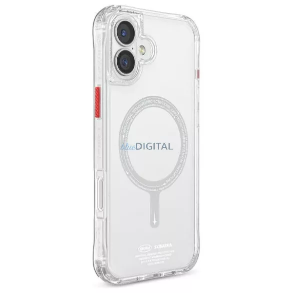 Skinarma Saido tok iPhone 16 Plus 6,7" mágneses töltésű, átlátszó