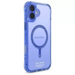   Skinarma Saido tok iPhone 16 Plus 6,7" mágneses töltéssel, kék