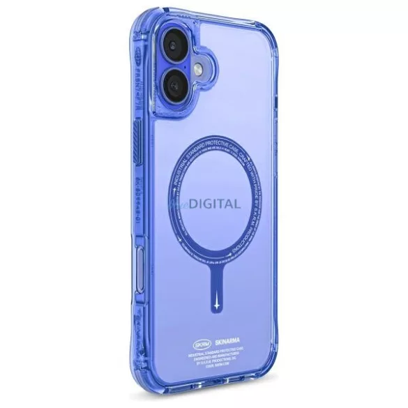 Skinarma Saido tok iPhone 16 Plus 6,7" mágneses töltéssel, kék