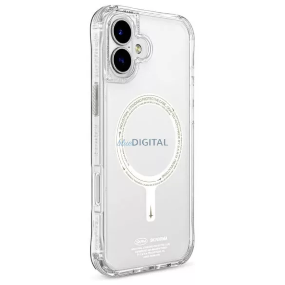 Skinarma Saido tok iPhone 16 Plus 6,7" mágneses töltéssel, zöld (niteglow)