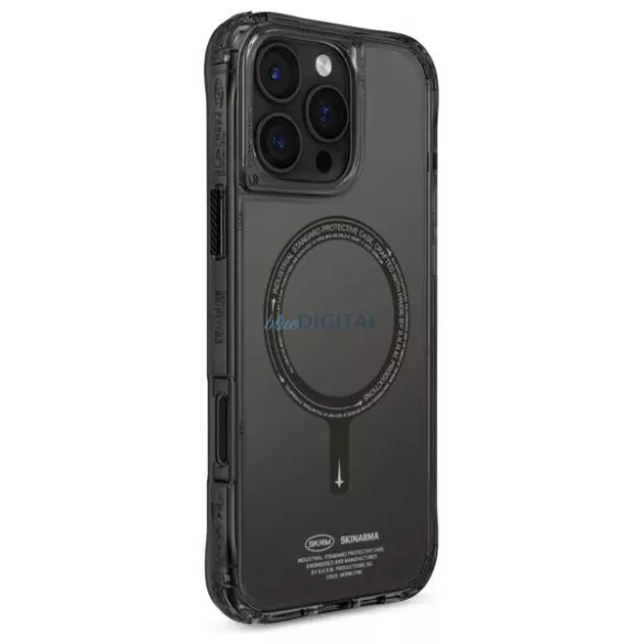 Skinarma Saido tok iPhone 16 Pro 6,3" mágneses töltéshez, fekete