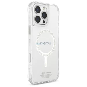 Skinarma Saido tok iPhone 16 Pro 6,3" mágneses töltéssel, zöld (niteglow)