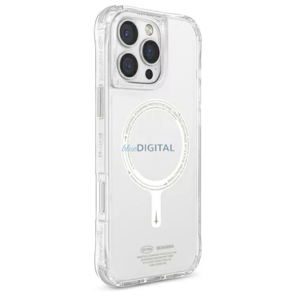 Skinarma Saido tok iPhone 16 Pro 6,3" mágneses töltéssel, zöld (niteglow)