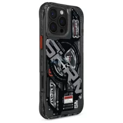   Skinarma Ekho tok iPhone 16 Pro 6,3" mágneses töltéshez, fekete