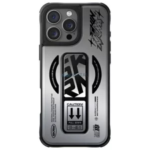 Skinarma Kira Kobai tok iPhone 16 Pro 6,3" mágneses töltő- és állványfogantyú, króm