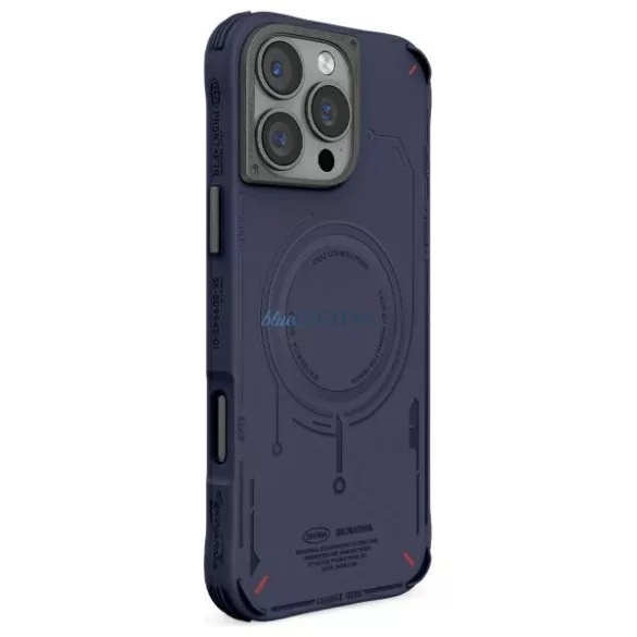 Skinarma Mecha iPhone 16 Pro 6,3" tok mágneses töltéssel, sötétkék