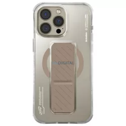   Skinarma Axon tok iPhone 16 Pro 6,3"    Mágneses töltő + állványos tartó, pezsgőszínű