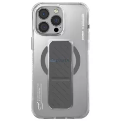   Skinarma Axon tok iPhone 16 Pro 6,3" mágneses töltéssel + fogantyús állvánnyal, titán színben