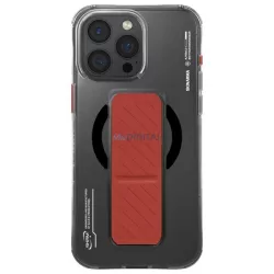   Skinarma Axon tok iPhone 16 Pro Max 6,9" mágneses töltéssel + fogantyús állvánnyal, fekete