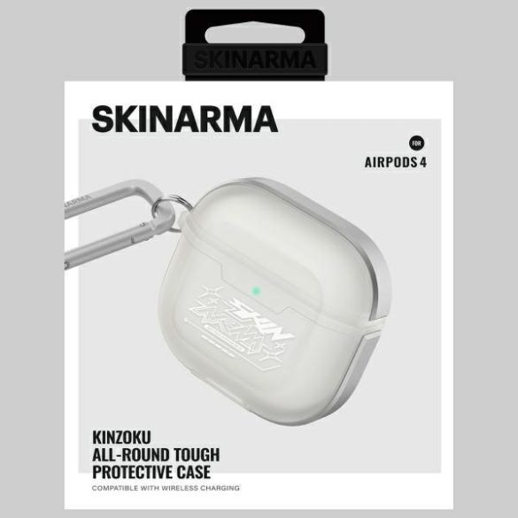 Skinarma Kinzoku tok AirPods 4 - átlátszó