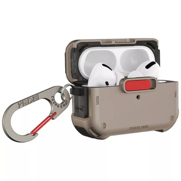 Skinarma Mecha tok AirPods Pro 2 - tópszürke