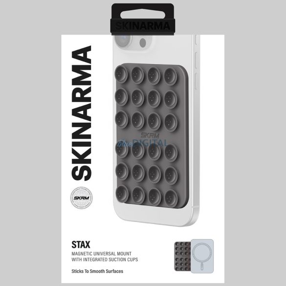 Skinarma Stax MagSafe-kompatibilis asztali tartó - szürke