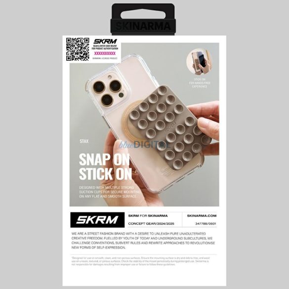 Skinarma Stax MagSafe-kompatibilis asztali tartó - piros