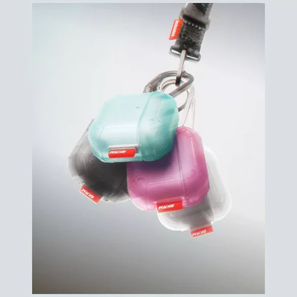 Skinarma Mecha CE tok AirPods 4 - türkizkék