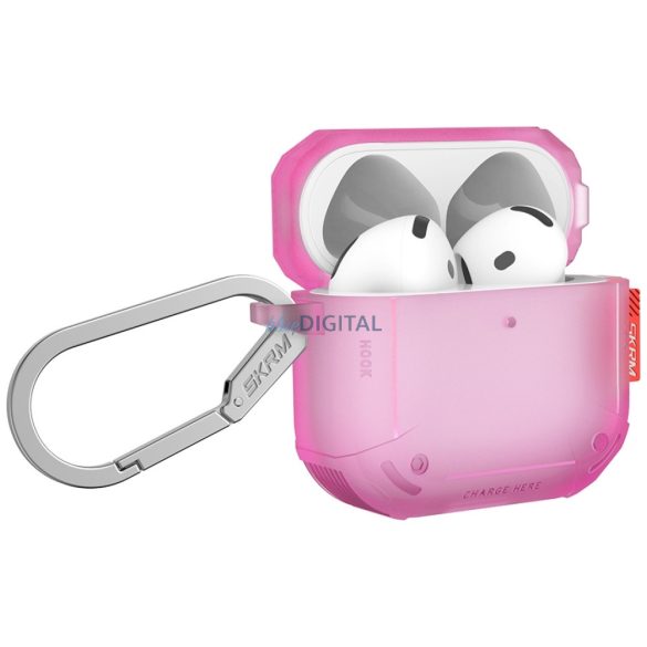 Skinarma Mecha CE tok AirPods 4 - rózsaszín