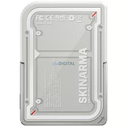   Skinarma Nexus Mecha mágneses állvánnyal ellátott powerbank, 5000 mAh, 20 W PD, USB-C, MagSafe, szürke