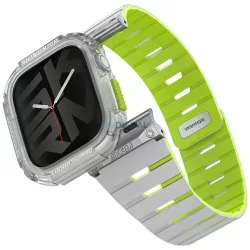   Skinarma Gemini karkötő + tok Apple Watch 42 mm-es modellhez, niteglow színben