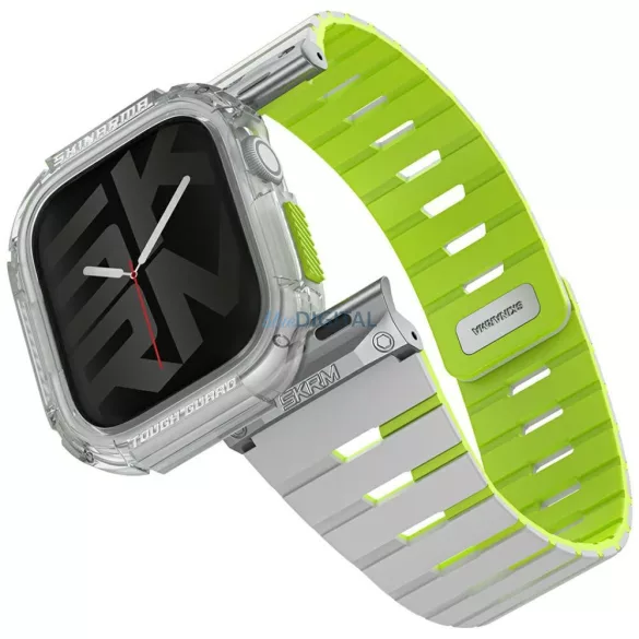 Skinarma Gemini karkötő + tok Apple Watch 42 mm-es modellhez, niteglow színben