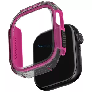 Skinarma Atom tok Apple Watch 42mm - szürke-rózsaszín
