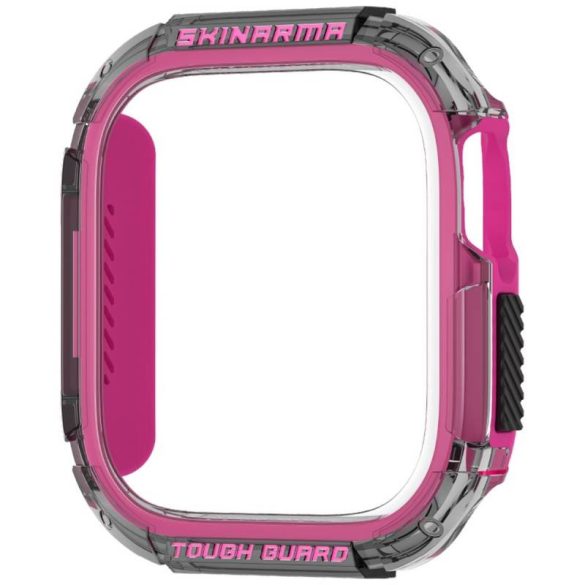 Skinarma Atom tok Apple Watch 42mm - szürke-rózsaszín