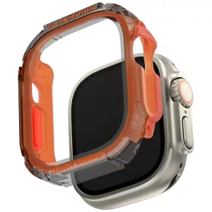 Skinarma Atom tok Apple Watch Ultra 49mm  - szürke-narancssárga