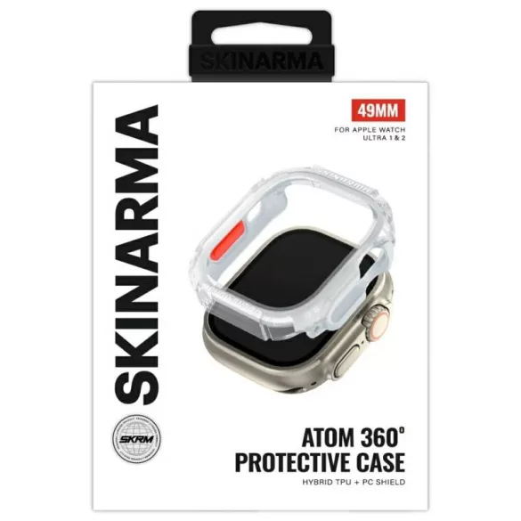 Skinarma Atom tok Apple Watch Ultra 49mm  - fehér