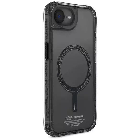 Skinarma Saido MagSafe-kompatibilis tok iPhone 16e - fekete
