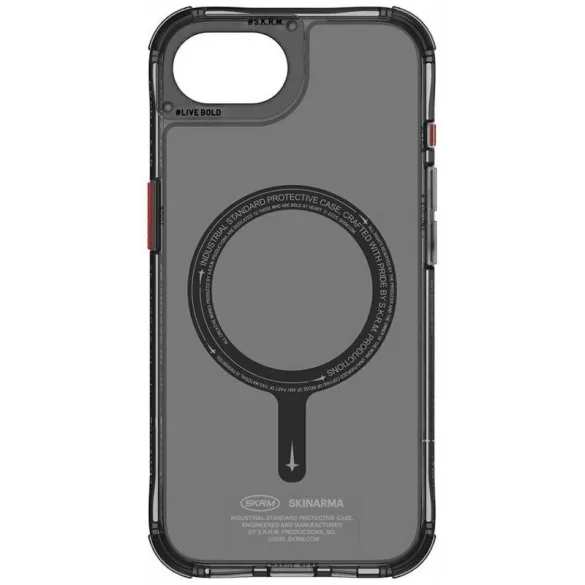 Skinarma Saido MagSafe-kompatibilis tok iPhone 16e - fekete