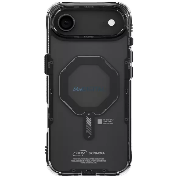 Skinarma Saido iPhone Air mágneses töltő tok fekete