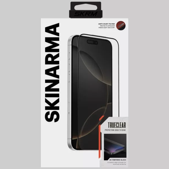 Skinarma True Clear edzett üveg az iPhone Air átlátszóhoz