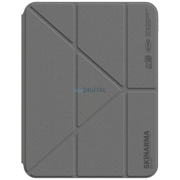 Case Skinarma Zeta for iPad 11" A16       (2025) / iPad 10.9" 10 gen. (2022) grey