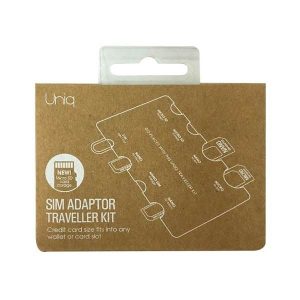 UNIQ Sim Adapter Traveller Kit 7 az 1-ben szervező