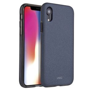 UNIQ Tok Lithos iPhone Xr azúrkék tok