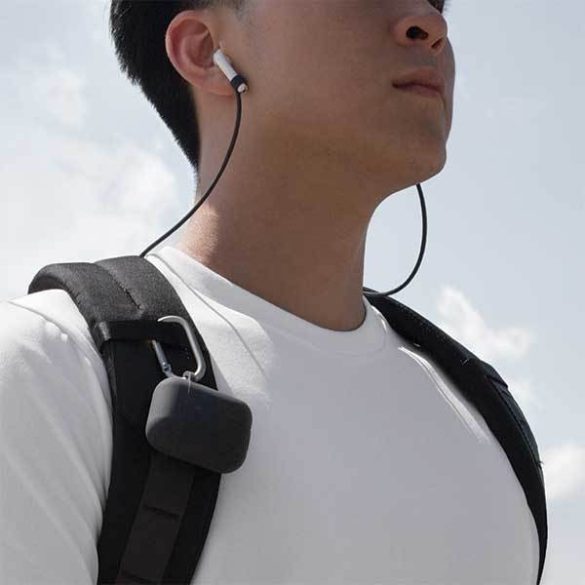 UNIQ Tok Vencer AirPods 1/2 gen. szilikon bordó tok