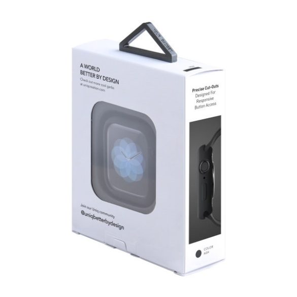 UNIQ Lino tok Apple Watch 4 40 mm - fekete