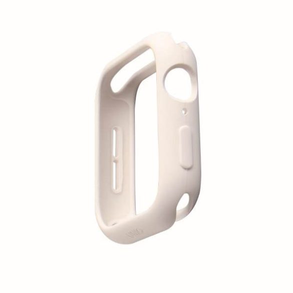 UNIQ Tok Lino Apple Watch Series 4/5/6/SE 44mm. védőfólia fehér kerettel